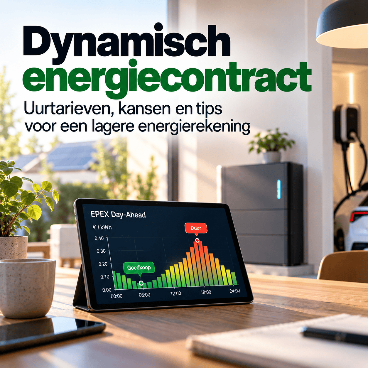 dynamisch energiecontract: nadelen en voordelen