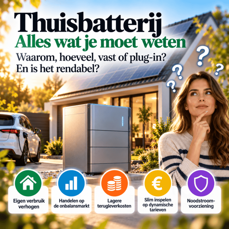 Waarom een thuisbatterij