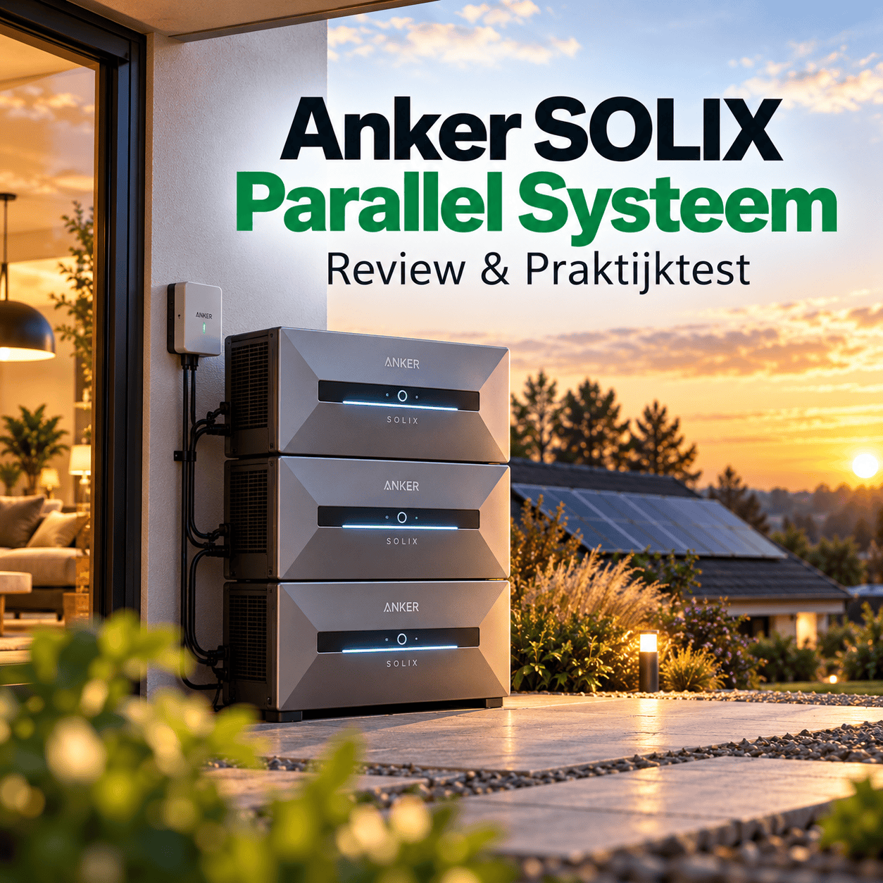 Anker SOLIX Parallel / cluster werking systeem