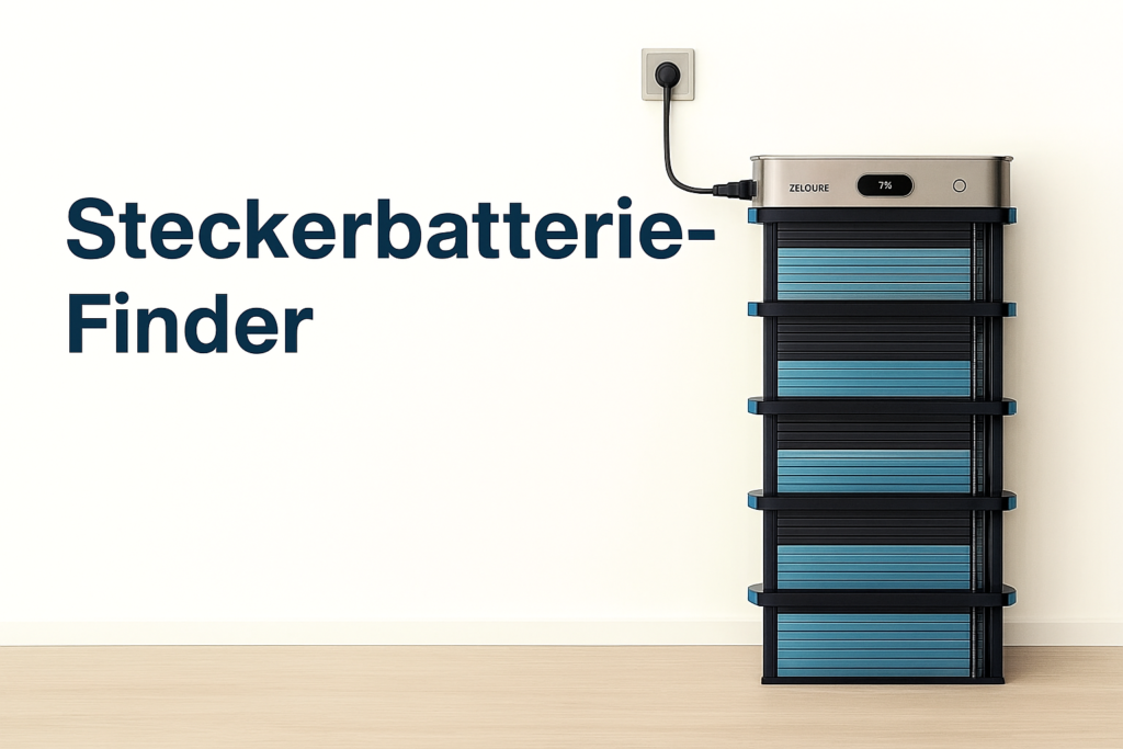 Steckerbatterie-Finder (Plug-in-Batterie, Balkonkraftwerk, AC-Speicher, Hybrid-Speicher)