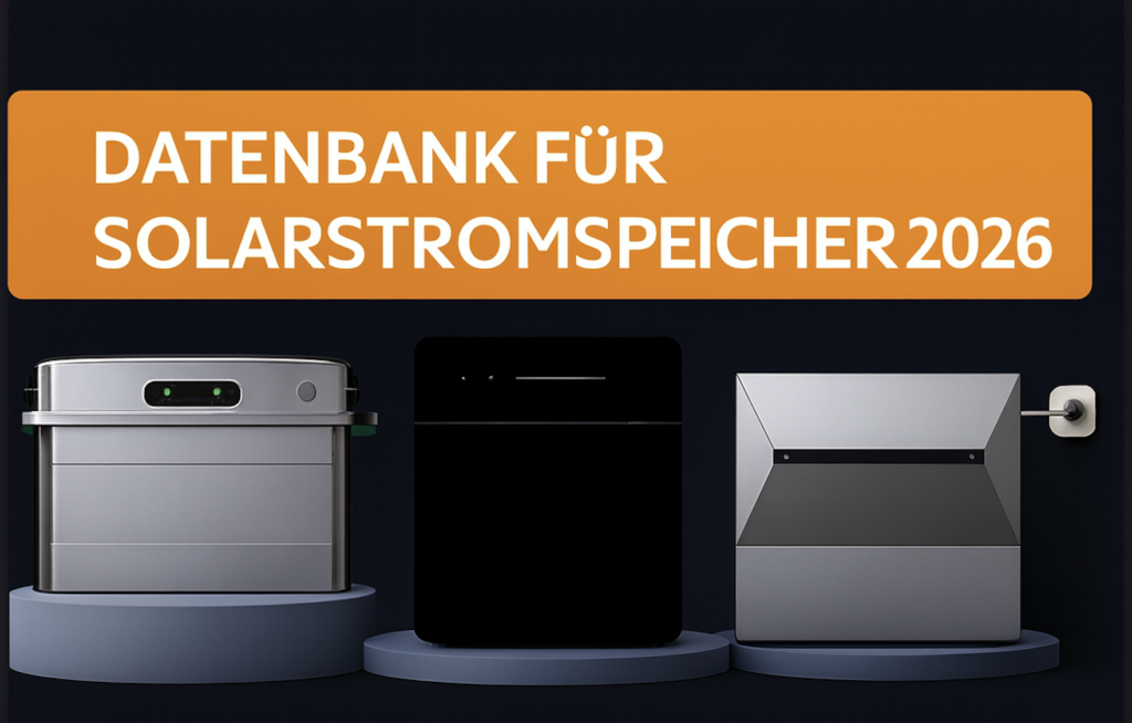 Datenbank für Solarstromspeicher: Anker Solix, Marstek, Zendure, Indevolt usw.