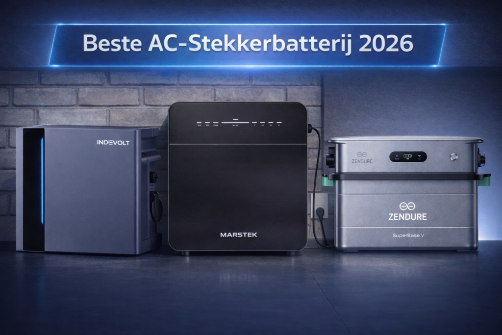 Vergelijking AC batterijen Zendure 2400 AC, Indevolt Powerflex 2000 en Marstek Venus E