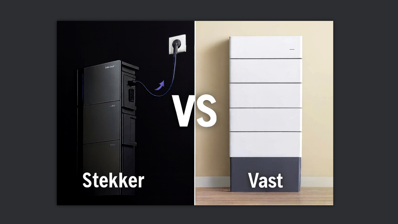 Stekkerbatterij vs vaste thuisbatterij: wat past bij jouw huishouden?