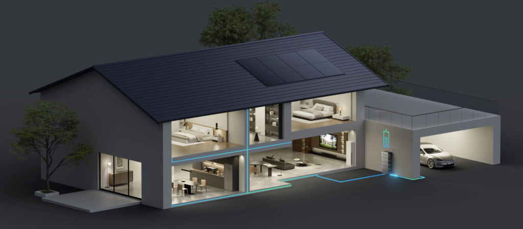 Anker Solix Thuisbatterij simulatie