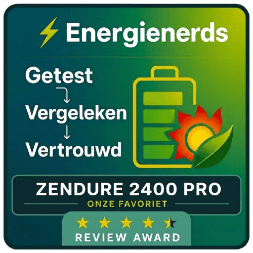 Energienerds award SolarFlow 2400 Pro