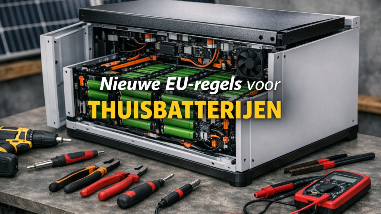 EU‑batterijverordening raakt ook thuisbatterijen: dit verandert er echt