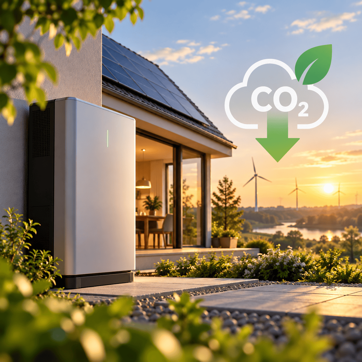 CO2 impact thuisbatterij / stekkerbatterij lfp