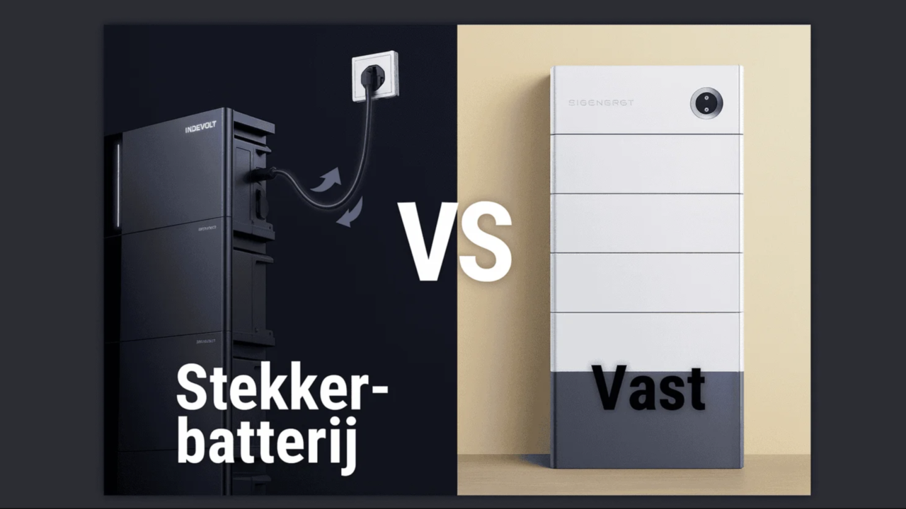 Video: Stekkerbatterij vs. Vaste Thuisbatterij
