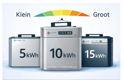 Hoe groot moet je thuisbatterij / stekkerbatterij zijn. Beantwoord een paar vragen en ontdek het!
