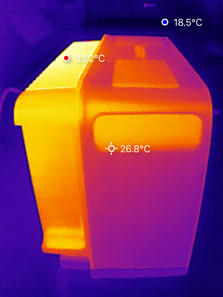 SolarVault 3 Pro Max AC, warmte ontwikkeling linkerzijde