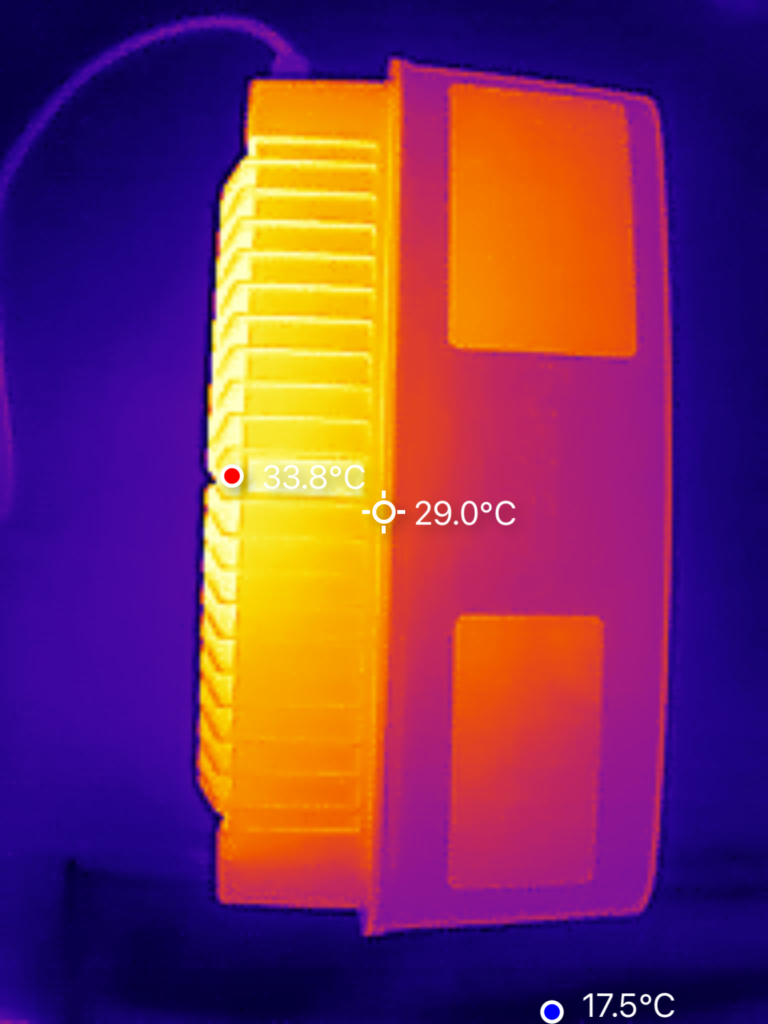 SolarVault 3 Pro Max AC, warmte ontwikkeling bovenkant