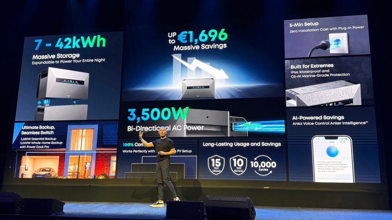 Preview: Anker SOLIX Solarbank Max AC zet nieuwe standaard voor stekkerbatterijen (3500W & tot 42kWh)