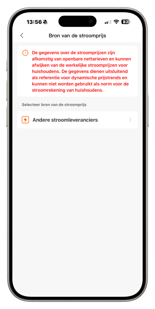 Dynamische contract modus (tariefmodus) Jackery SolarVault