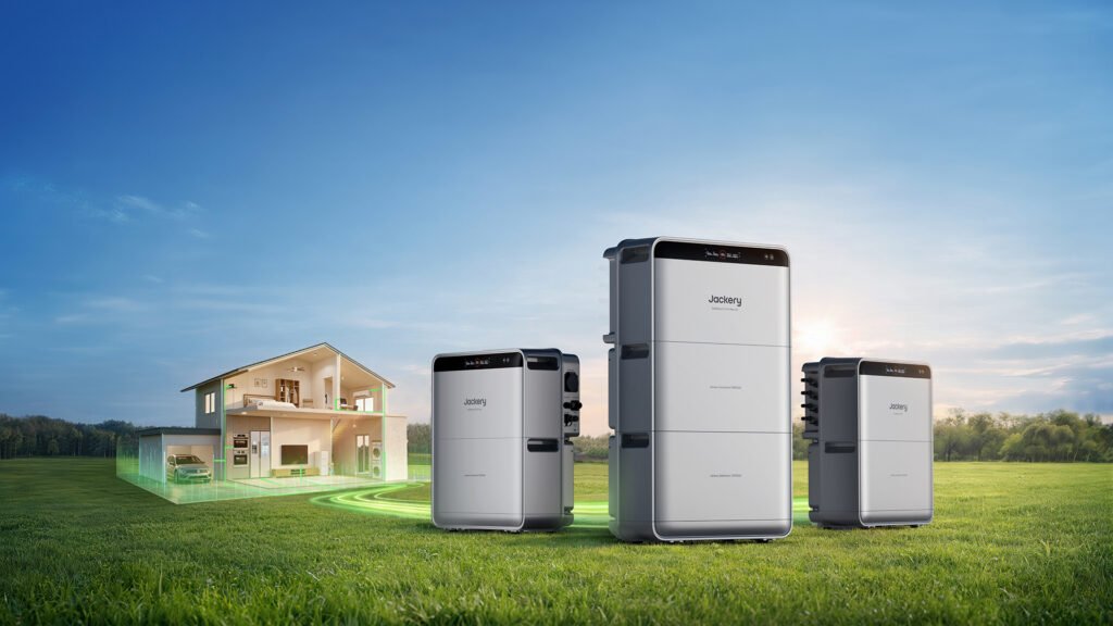 De nieuw geintroduceerde Jackery SolarVault 3 Pro Max AC. Zowel in AC als hybride variant beschikbaar