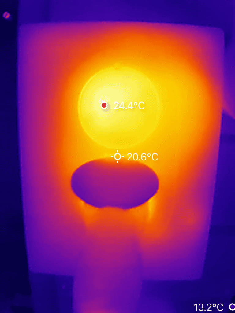Warmtebeeld Zaptec Go 2