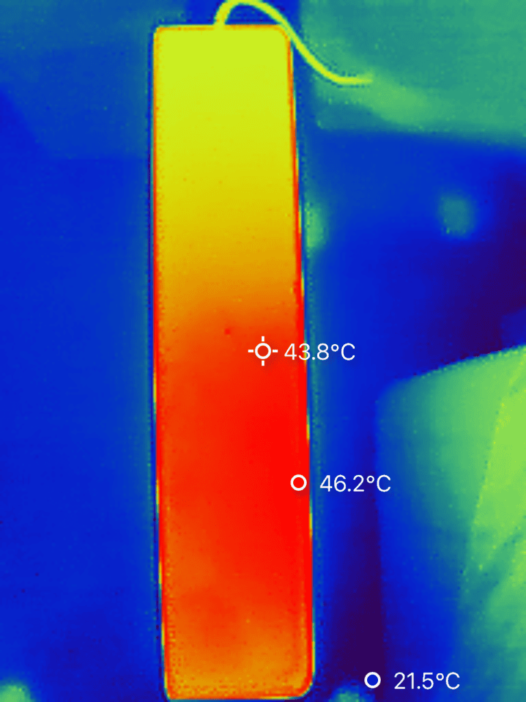 Samduo Nex E6000 warmtebeeld bovenkant