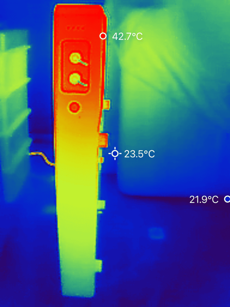 Samduo Nex E6000 warmtebeeld rechts