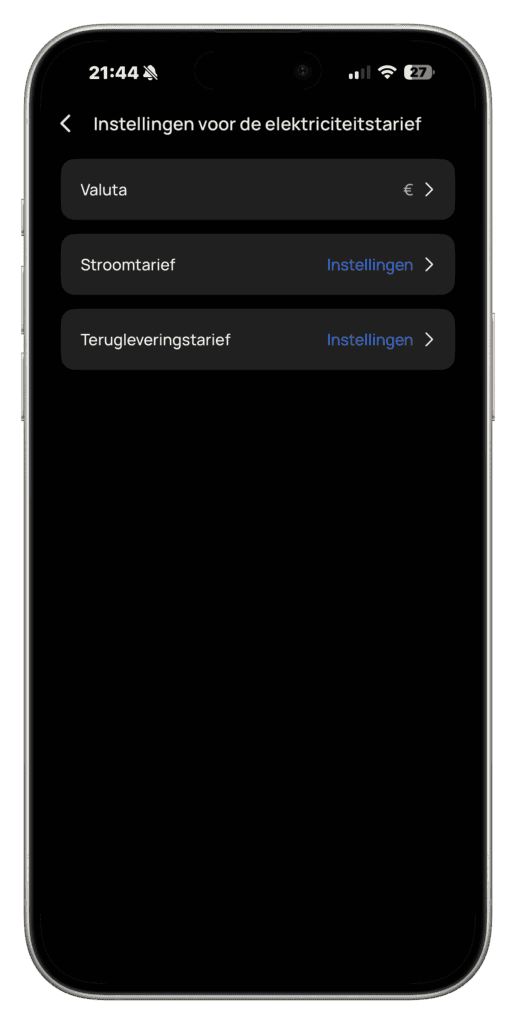 EcoFlow Stream AC 5000 Intelligente modus screenshot