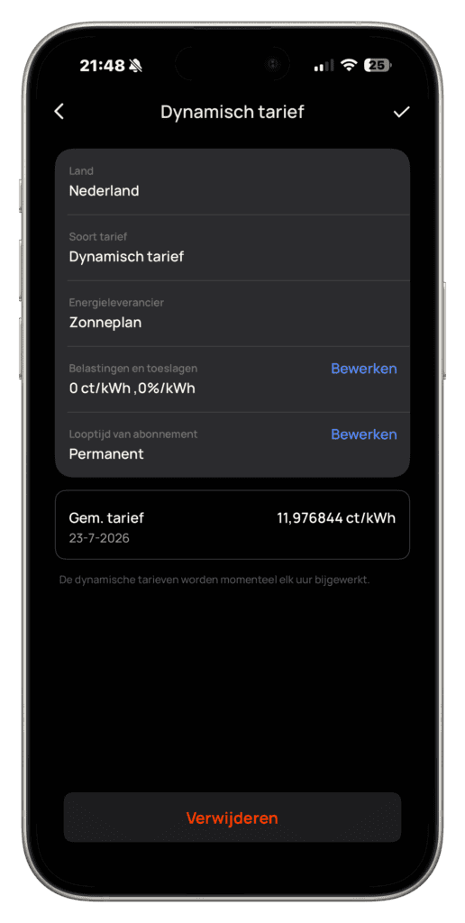 EcoFlow Stream AC 5000 Intelligente modus screenshot