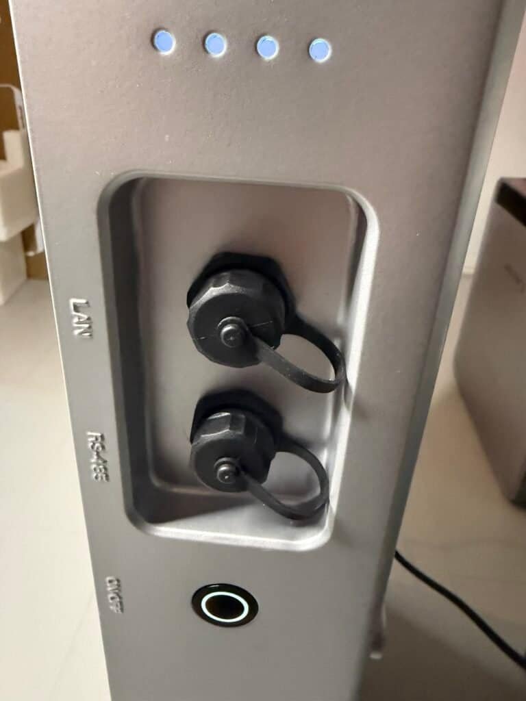 Samduo Nex E6000 aansluitingen