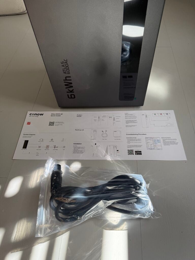 Conow Atlas 6000 AC uitgepakt