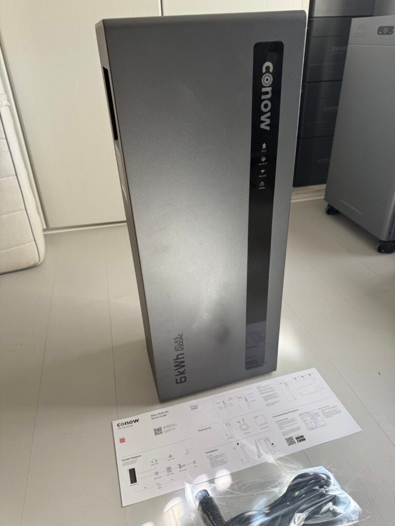 Conow Atlas 6000 AC Unpacking front
