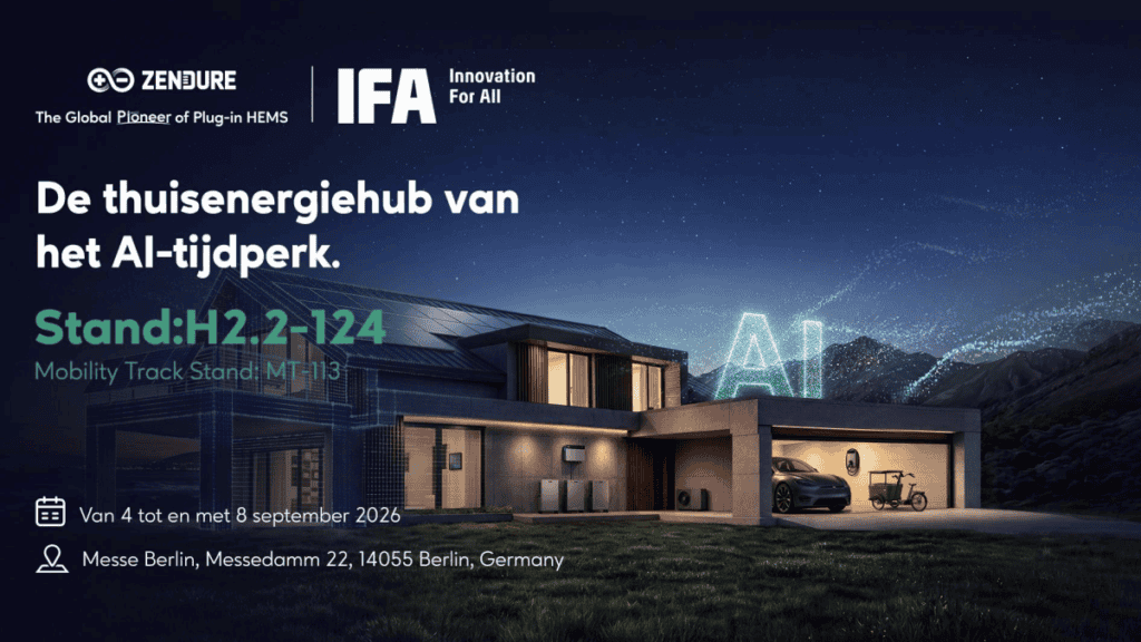 Zendure presenteert Agentic Hems op IFA 2026