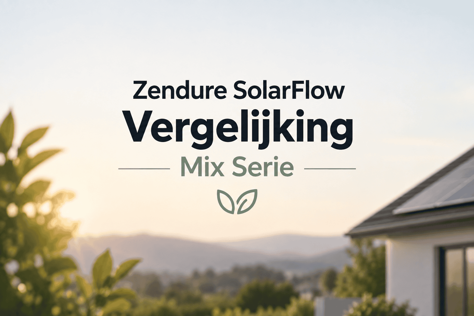 Zendure SolarFlow 3000 Mix AC+, 4000 Mix AC+ en 4000 Mix Pro