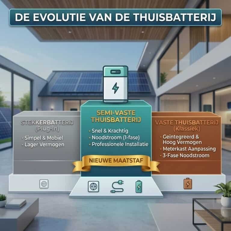 semi-vaste thuisbatterij