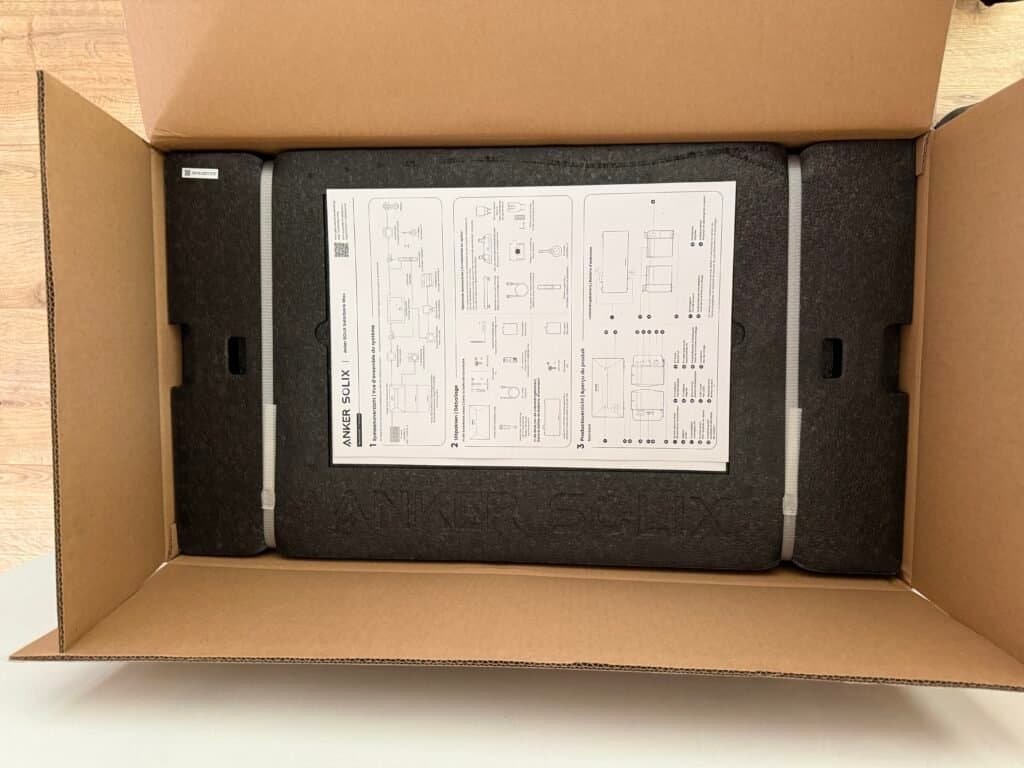 Unboxing Anker SOLIX Max inhoud doos
