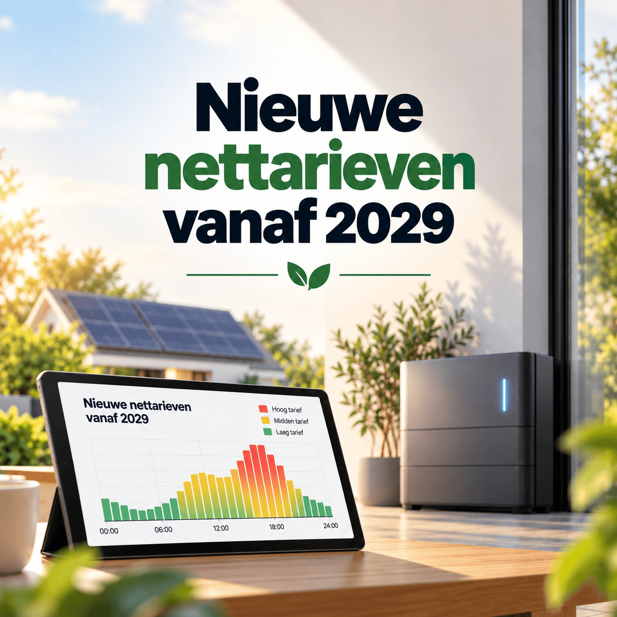 Nieuwe nettarieven 2029: wat betekent dit voor thuisbatterij
